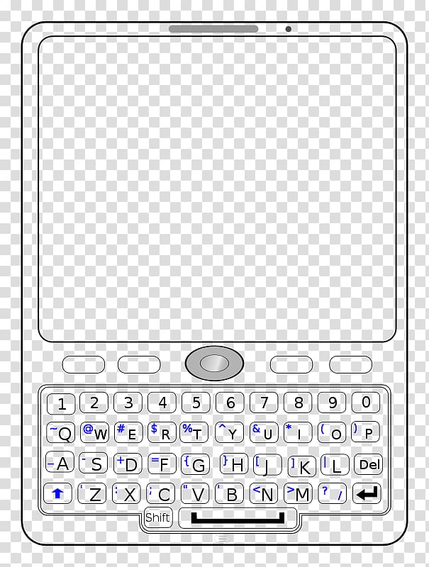 Feature phone Mobile Phones Telephone , blackberry transparent background PNG clipart