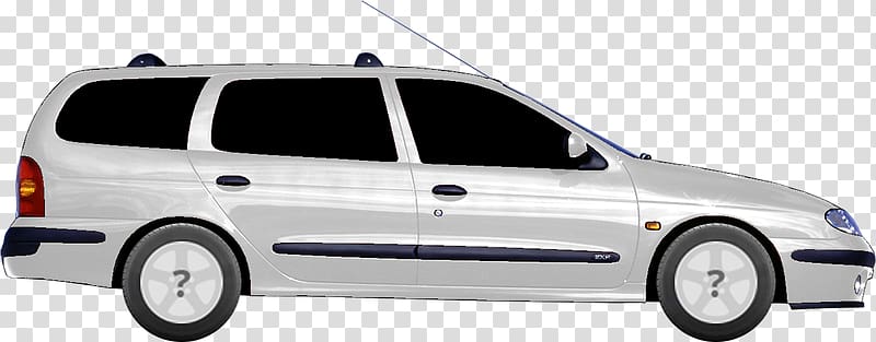 Bumper Subcompact car Minivan, Renault megane transparent background PNG clipart