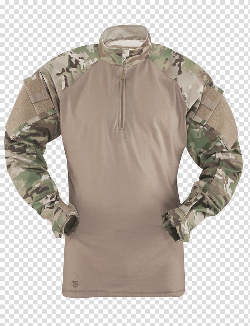 T-shirt MultiCam Army Combat Shirt TRU-SPEC Army Combat Uniform, T-shirt transparent background PNG clipart