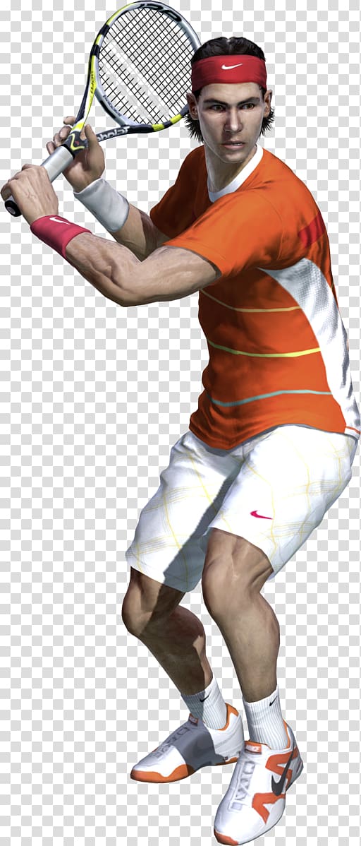 Rafael Nadal Virtua Tennis 4 Top Spin 4 Xbox 360 Wii, tennis transparent background PNG clipart