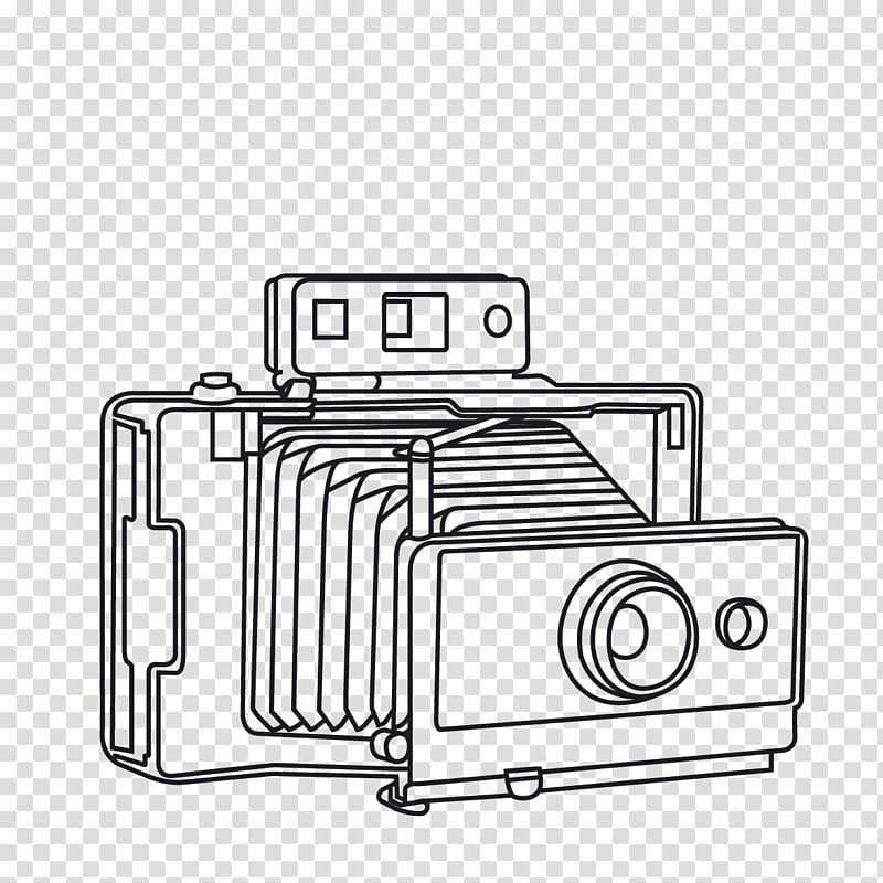 Polaroid SX-70 Instant camera Fujifilm Land Camera, Camera transparent background PNG clipart