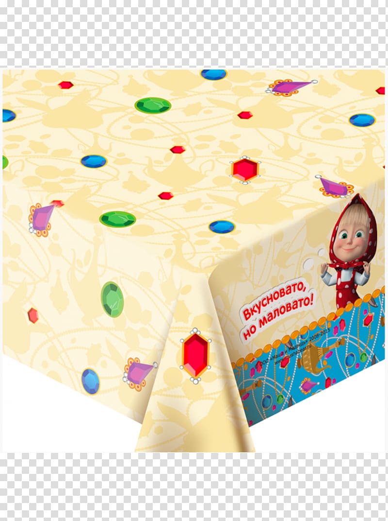 Masha Tablecloth Cloth Napkins Toy balloon, tablecloth transparent background PNG clipart