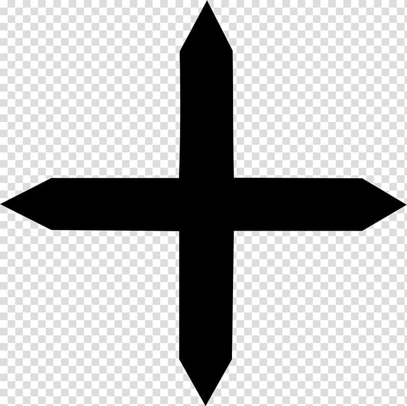 Arrow Cross Computer Icons Symbol, Arrow transparent background PNG clipart