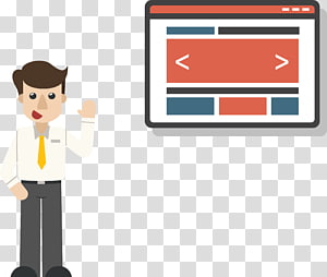 Cartoon Company Business, Application software development company transparent background PNG clipart thumbnail