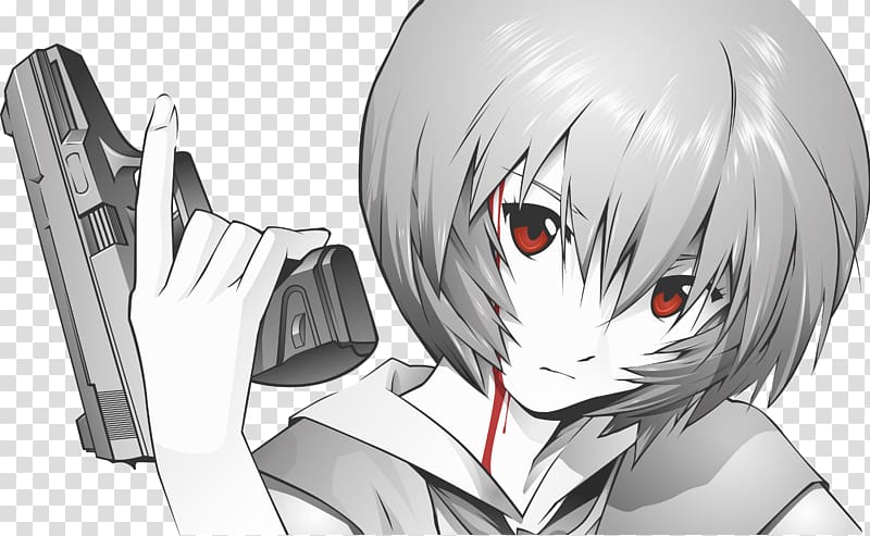 Rei Ayanami Anime Desktop Manga, Anime transparent background PNG clipart