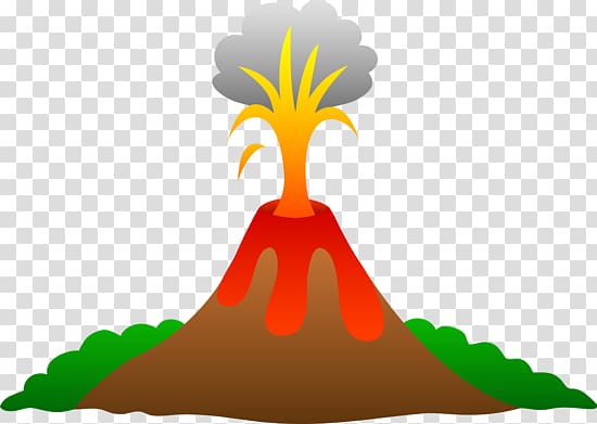 Volcano transparent background PNG clipart