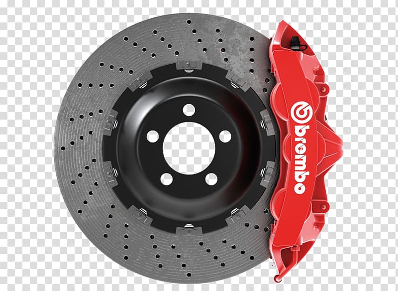 red and black disk brake, Car Disc brake Brembo Brake pad, brake transparent background PNG clipart