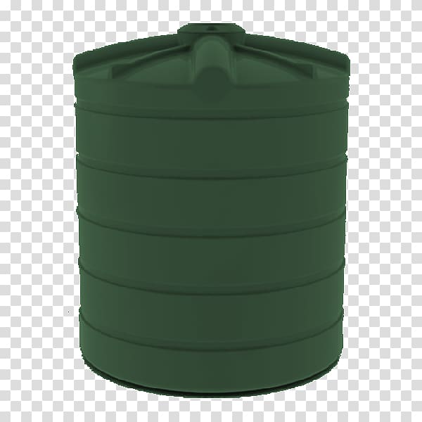Water tank Plastic Cylinder Storage tank, round green transparent background PNG clipart