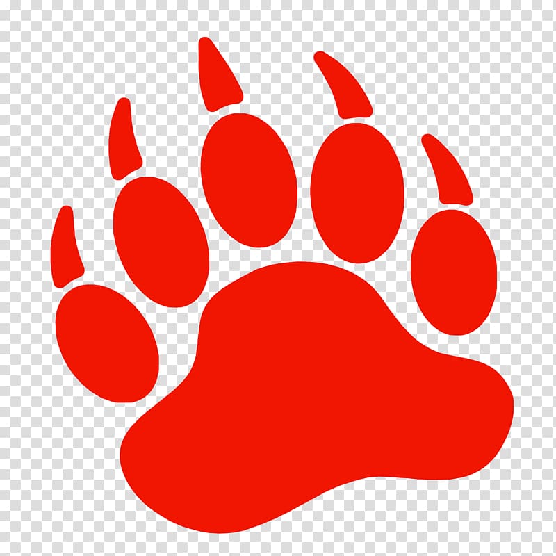 Bear Paw Dog Printing , bear transparent background PNG clipart