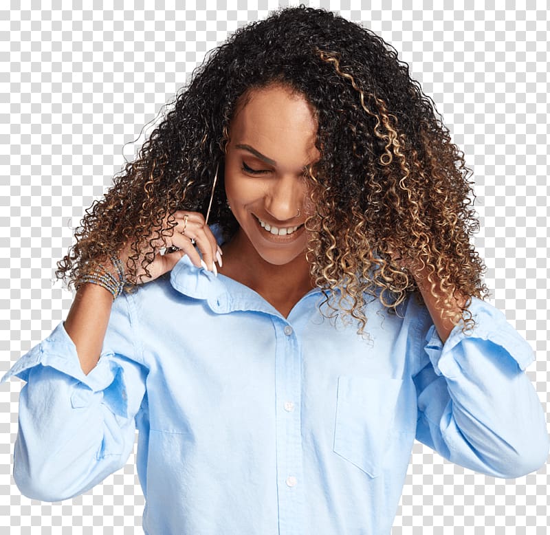 Long hair Hair coloring Jheri curl Afro, hair transparent background PNG clipart