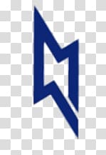 rectangular blue logo illustration, Milton Keynes Lightning Symbol transparent background PNG clipart
