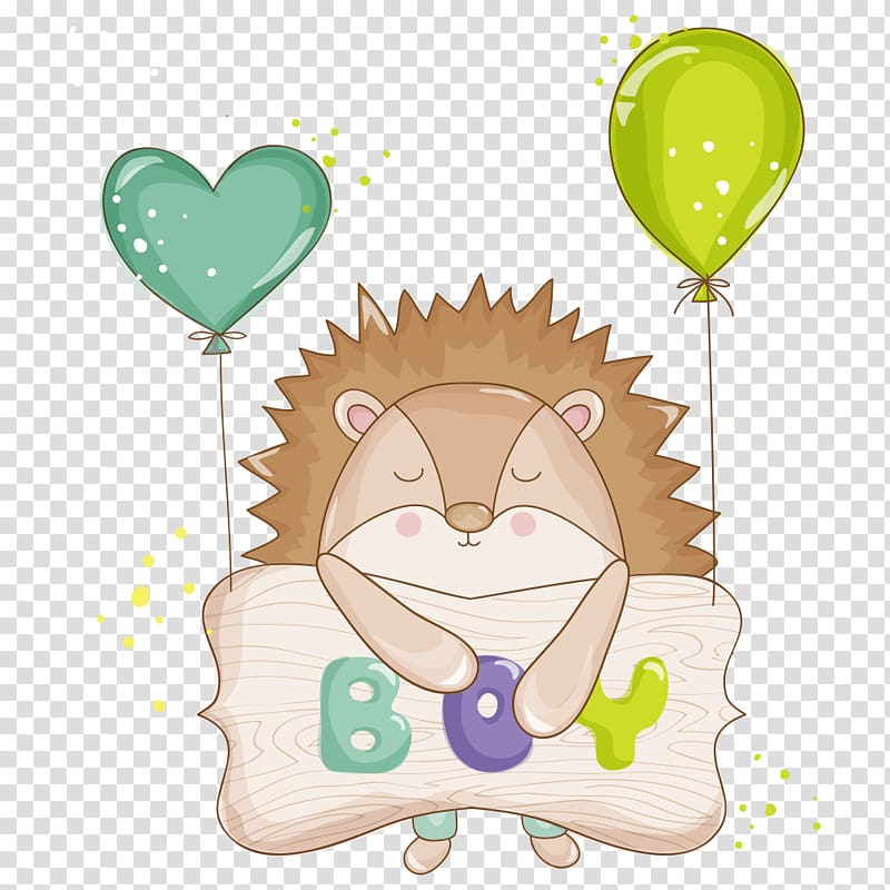 Money back guarantee Label, Cartoon Hedgehog transparent background PNG clipart