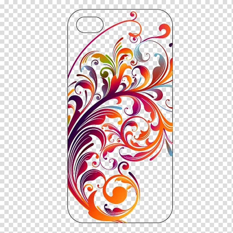 Butterfly Flower Drawing , Color pattern Phone Case transparent background PNG clipart