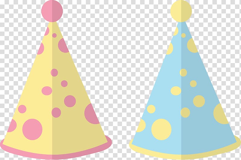 Party hat Bonnet, colored birthday hat transparent background PNG clipart