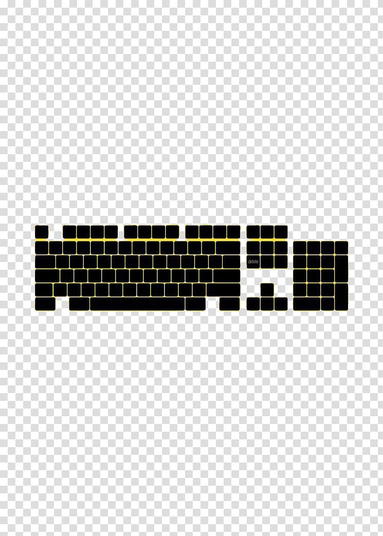 Computer keyboard Amazon.com Keycap PlayStation 2 Cherry, Keyboard creative poster design transparent background PNG clipart