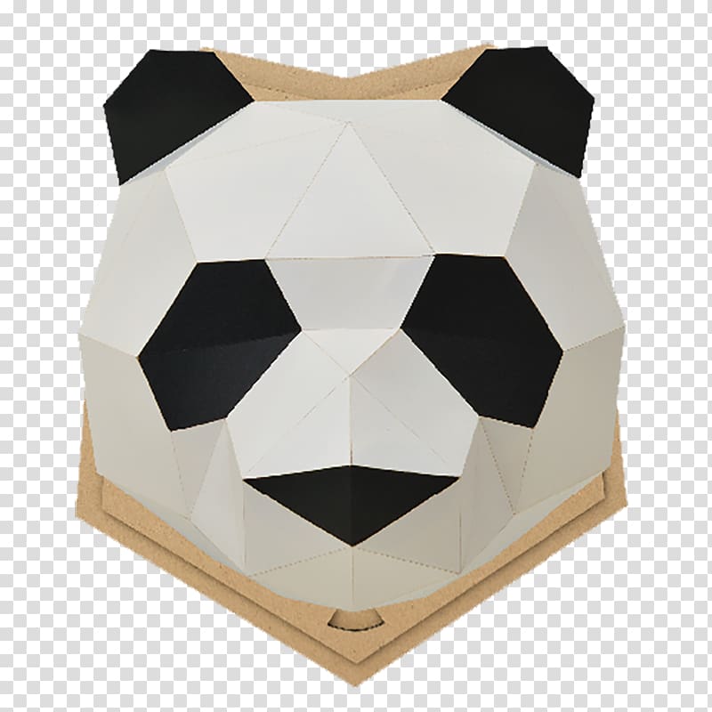 Giant panda Paper model Bear Chinese Silver Panda, bear transparent background PNG clipart