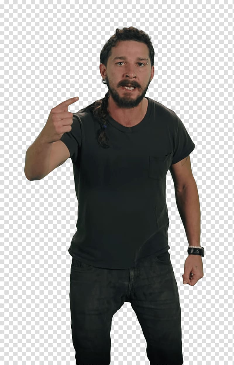 Shia LaBeouf Just Do It T-shirt, shia labeouf transparent background PNG clipart