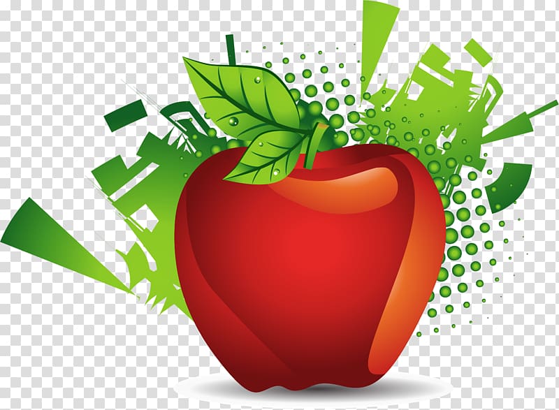 Apple , hand-painted decoration of apples transparent background PNG clipart