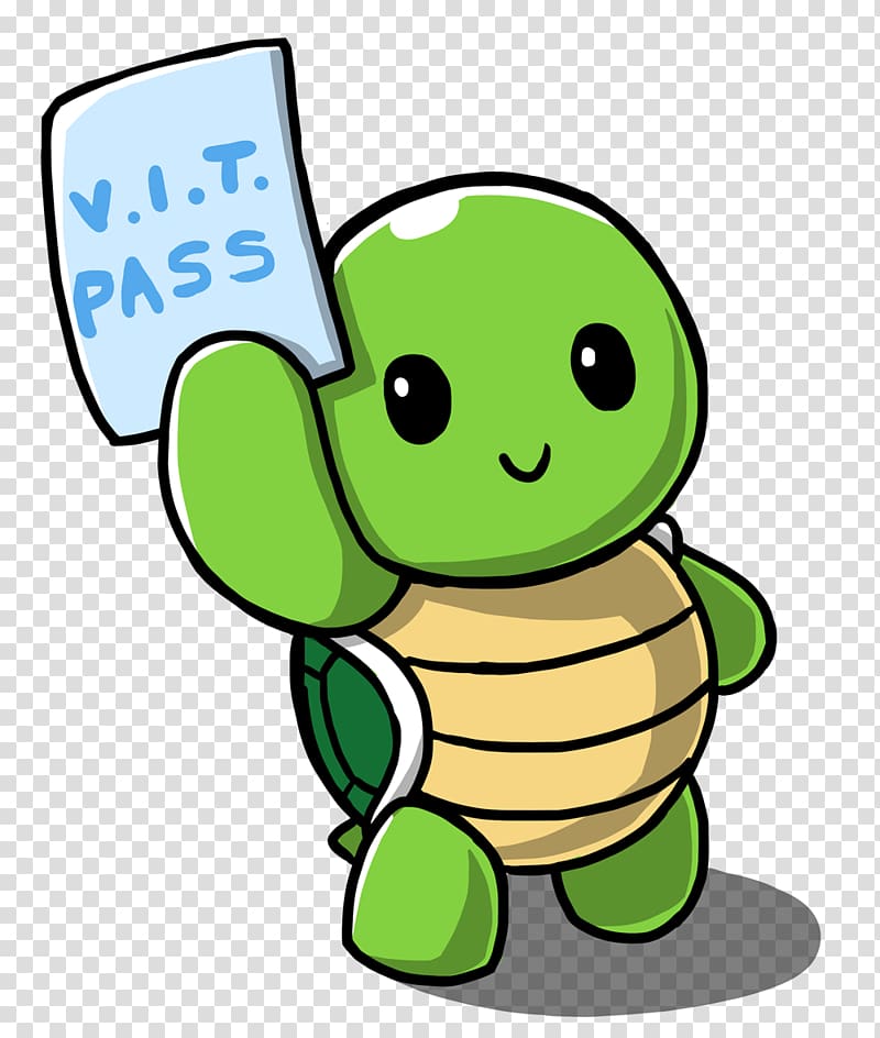 Premium Vector | Cute cartoon turtle a swimming