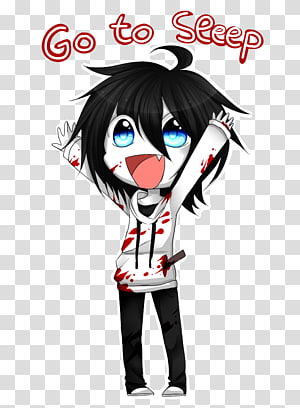 Free: Creepypasta Jeff the Killer  Slenderman Drawing - jeff  