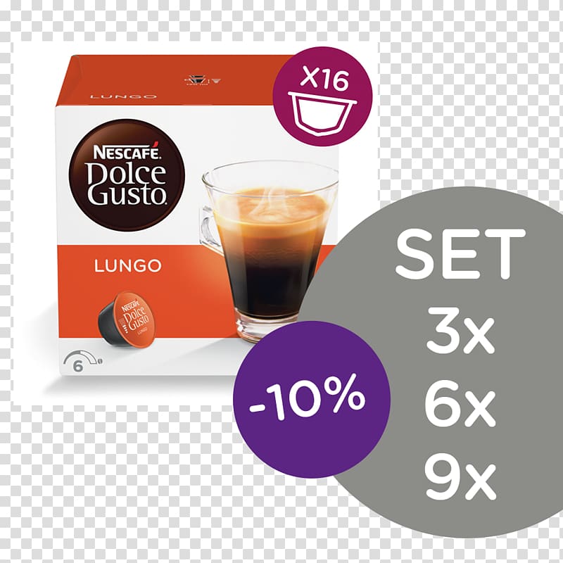 Lungo Dolce Gusto Coffee Café au lait Latte, Coffee transparent background PNG clipart