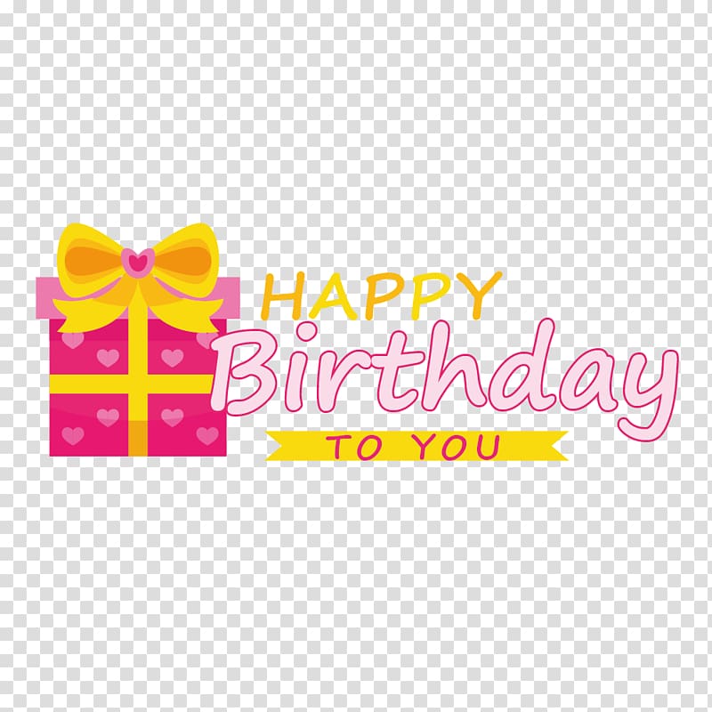 Happy Birthday to You Gift, Happy Birthday Tags transparent background PNG clipart