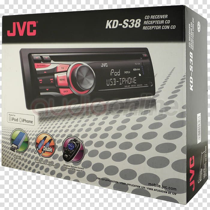 Vehicle audio JVC Radio receiver Compact disc, jvc transparent background PNG clipart