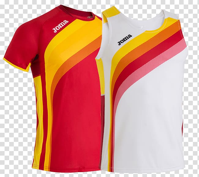 T-shirt Royal Spanish Athletics Federation Spain national football team Selección de atletismo de España, T-shirt transparent background PNG clipart