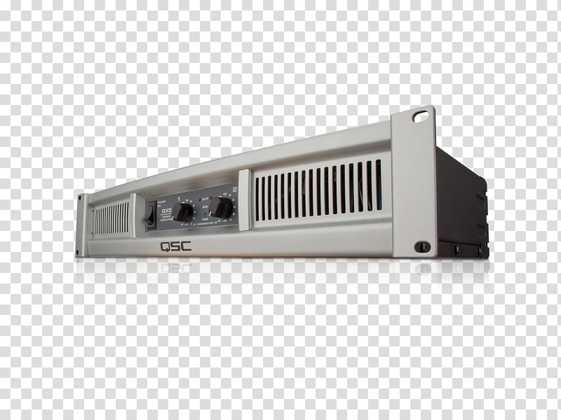 QSC GX5 Audio power amplifier QSC GX3 QSC Audio Products, Audio Power Amplifier transparent background PNG clipart