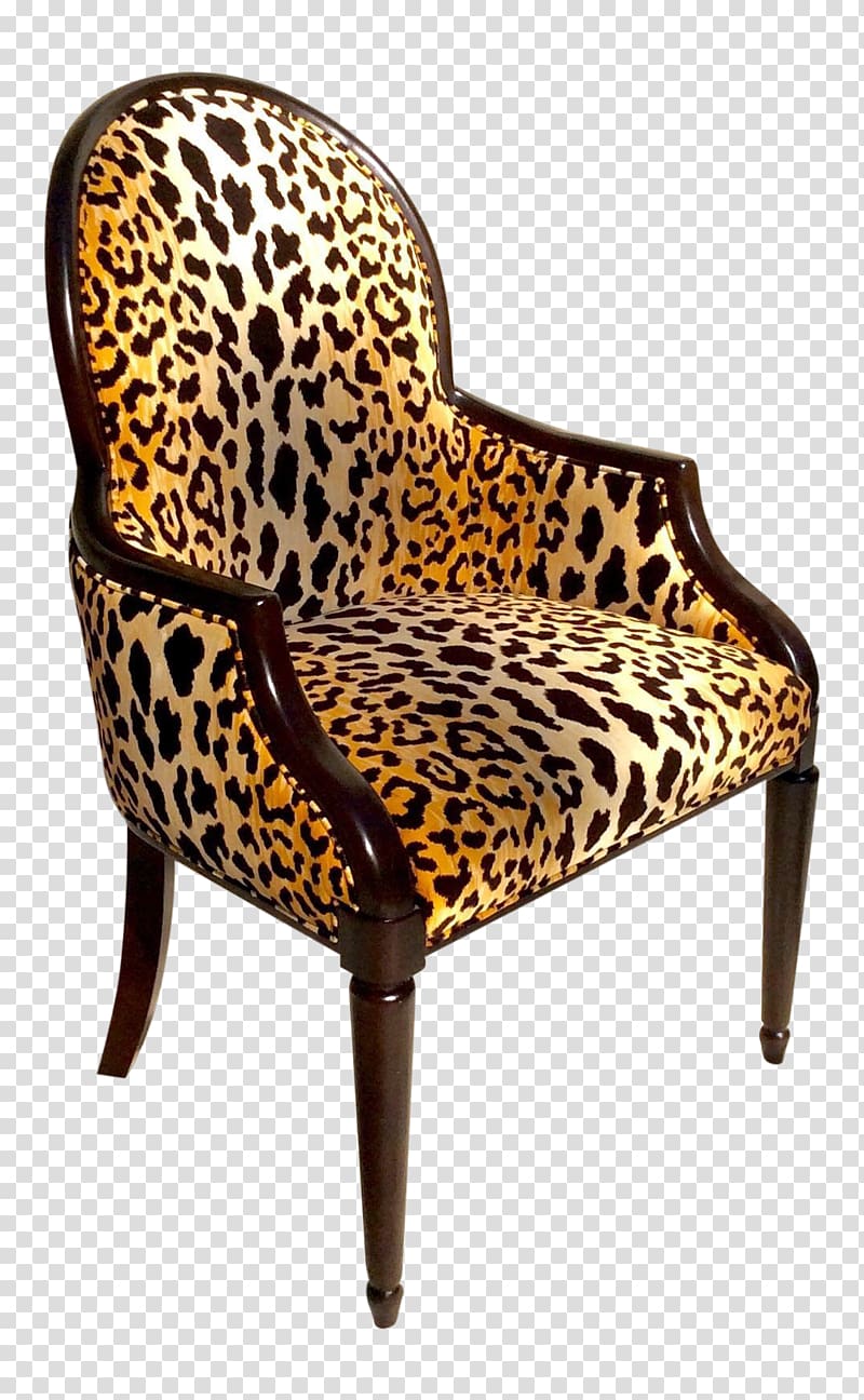 Chair Leopard Garden furniture Animal print, leopard print chair transparent background PNG clipart