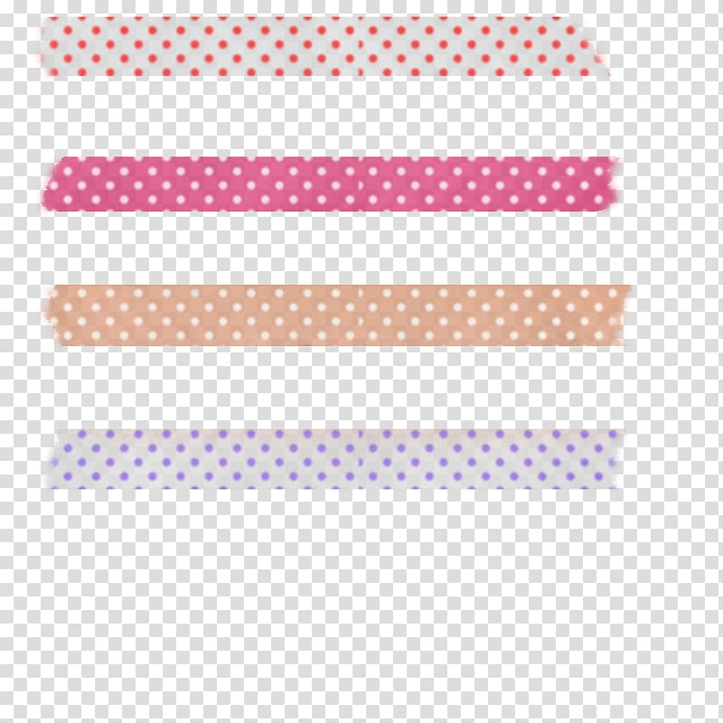 four assorted-color polka-dot illustration, Adhesive tape Masking tape Duct tape Sticker, others transparent background PNG clipart