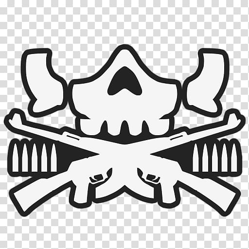 skull and two riflse , ROH/NJPW War of the Worlds Bullet Club The Young Bucks New Japan Pro-Wrestling Professional wrestling, jay lethal transparent background PNG clipart