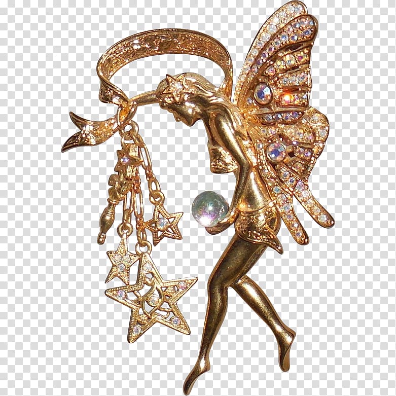 Brooch Fairy godmother Earring Pin, Fairy transparent background PNG clipart