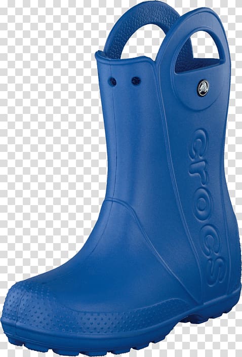 Wellington boot Shoe Blue Crocs, rain boot transparent background PNG clipart