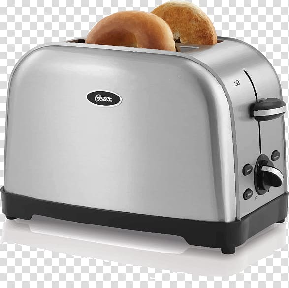 Toaster Sunbeam Products Oven Brushed metal, small appliances transparent background PNG clipart