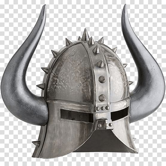 Horned helmet Knight Great helm Components of medieval armour, Helmet transparent background PNG clipart