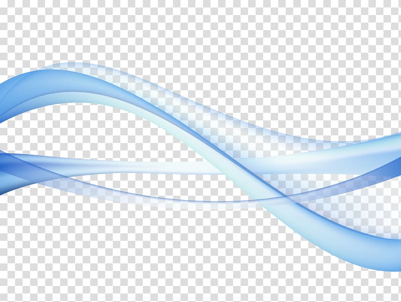 blue waves illustration, Shading transparent background PNG clipart
