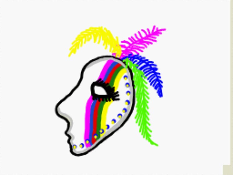 The Lone Ranger Mask Mardi Gras , Feathers transparent background PNG clipart