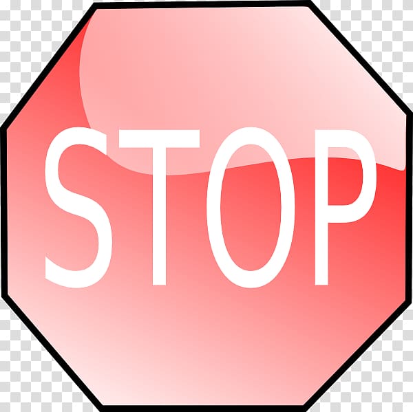 Stop sign Free content , Stop Sign Outline transparent background PNG clipart