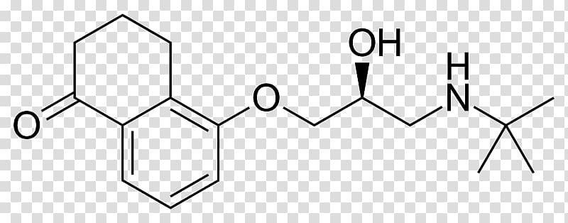 Pindolol Propranolol Acebutolol Chemical structure Albuterol, Beta2 Adrenergic Receptor transparent background PNG clipart