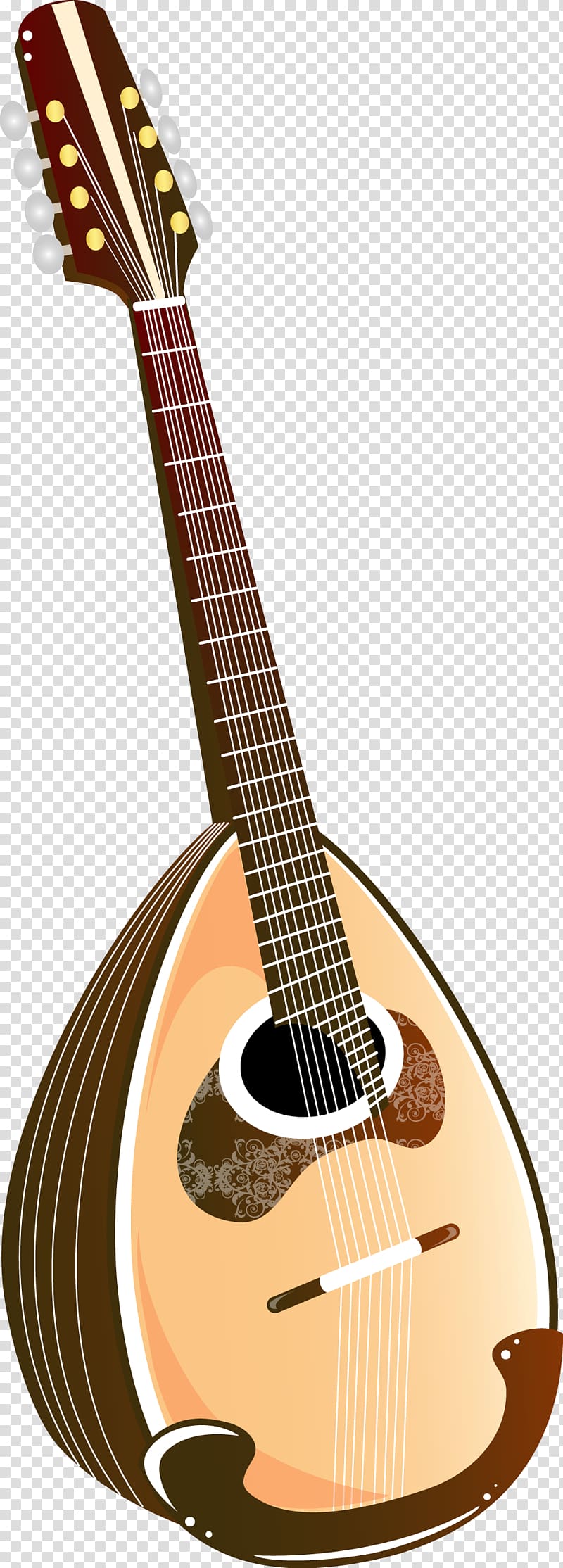 Banjo guitar Mandolin Acoustic guitar Tiple Cuatro, Acoustic Guitar transparent background PNG clipart