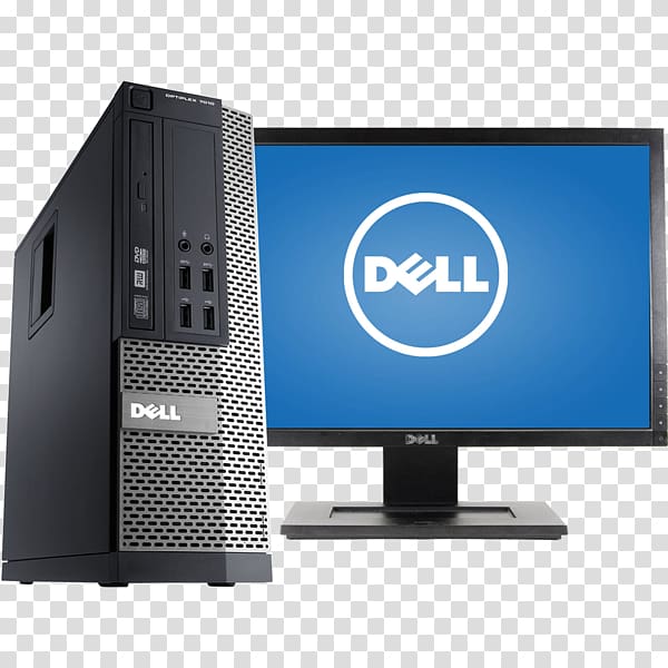 Dell OptiPlex Small form factor Desktop Computers Intel Core, Computer transparent background PNG clipart
