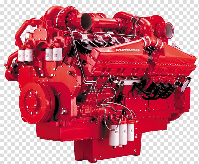 Cummins ISX Diesel generator Engine-generator, engine transparent background PNG clipart
