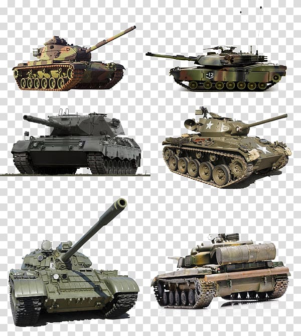 Tank Military vehicle Army, Sign military tank set transparent background PNG clipart