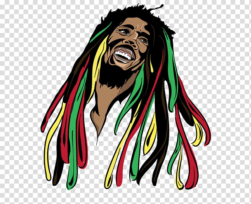 Bob Marley transparent background PNG clipart