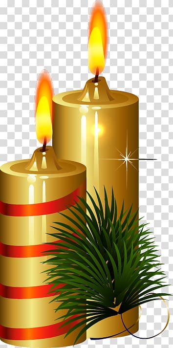Candle , Golden candle pattern transparent background PNG clipart