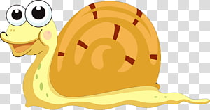 Snail Cartoon , Yellow snail transparent background PNG clipart thumbnail