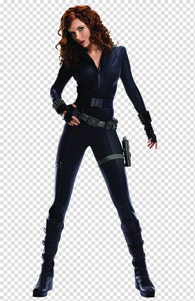 Scarlett Johansson Black Widow, Black Widow Iron Man Pepper Potts Whiplash Marvel Cinematic Universe, Black Widow transparent background PNG clipart