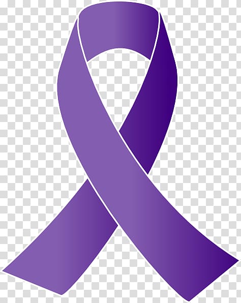 Purple awareness ribbon, Cancer Awareness ribbon Purple ribbon , Free  Cancer Ribbon transparent background PNG clipart