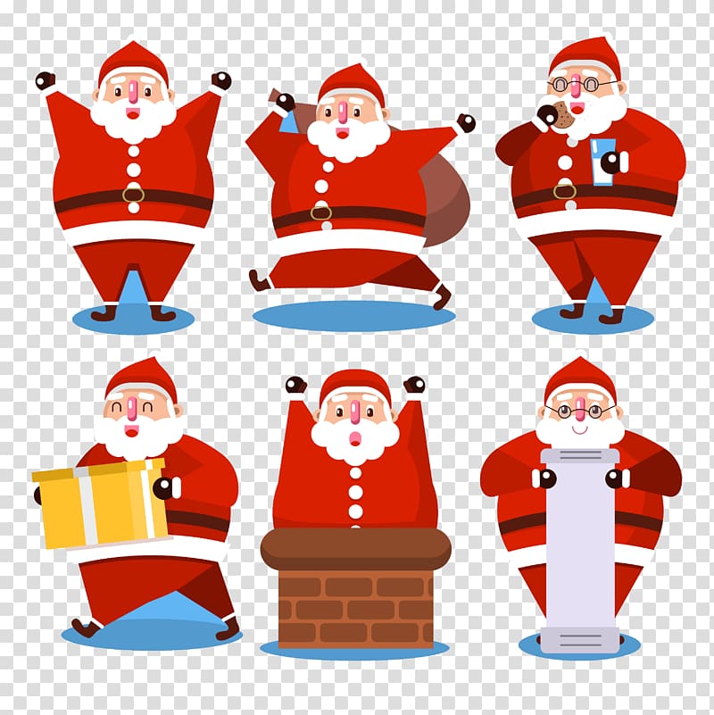 Santa Claus Christmas ornament , Santa Claus transparent background PNG clipart